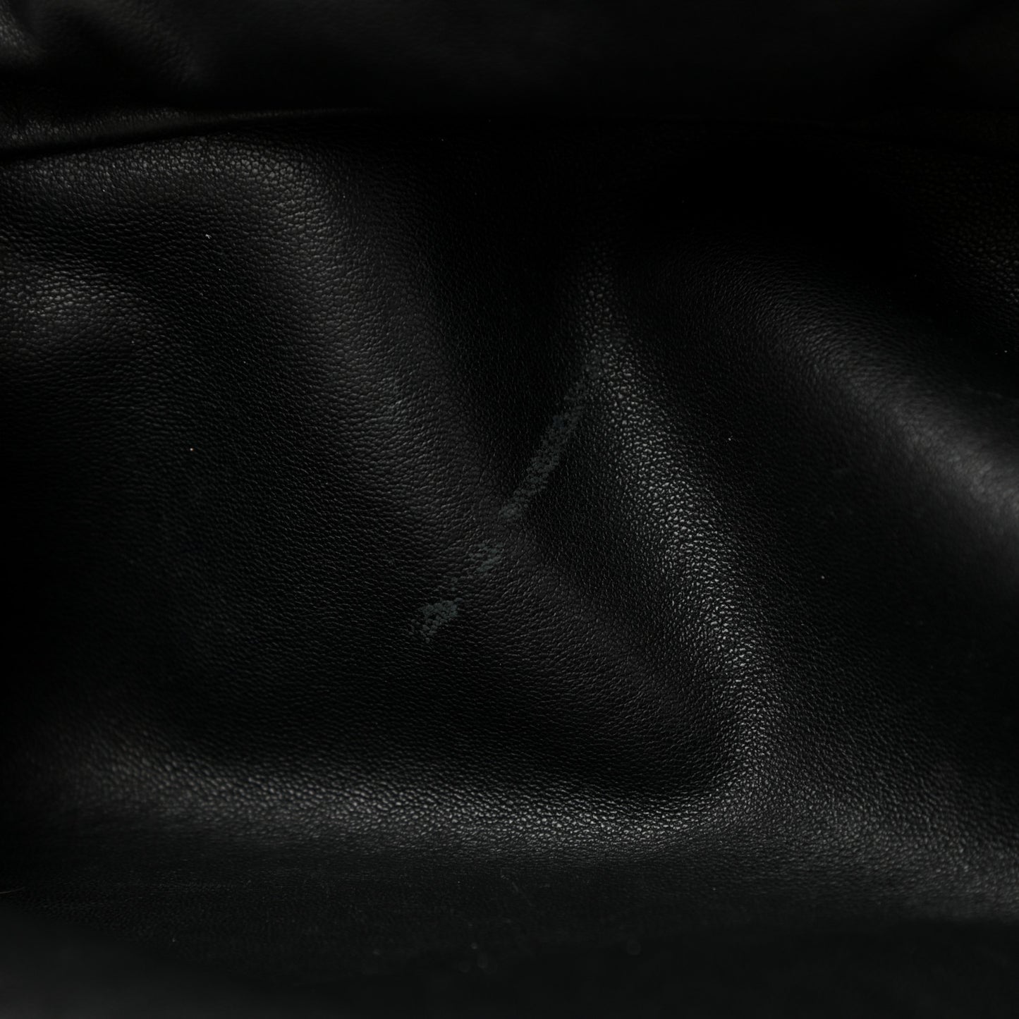 Nappa Maxi Intreccio The Pouch Oversized Clutch Black
