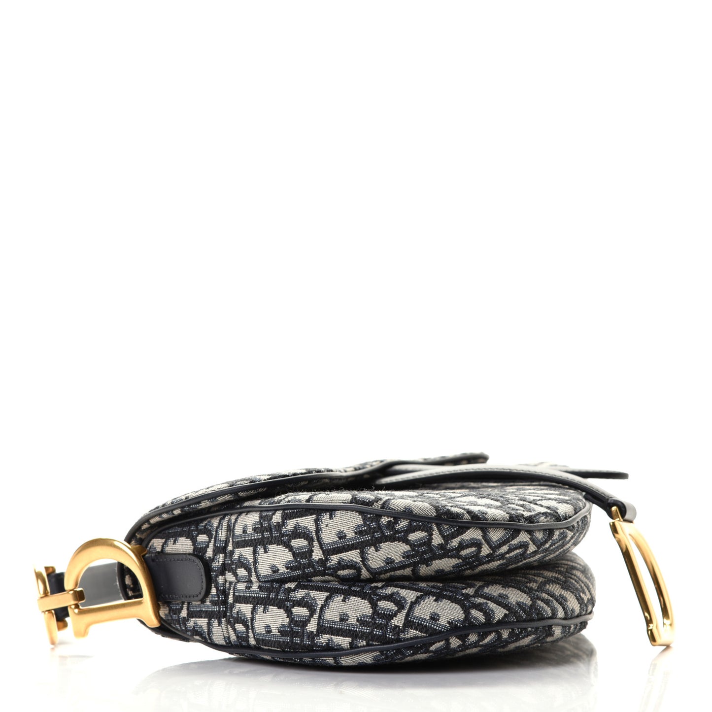 Oblique Saddle Bag Blue