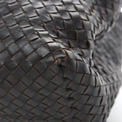 Bottega Veneta Nappa Intrecciato Large Classic Chain Strap Tote Ebano 10 of 17