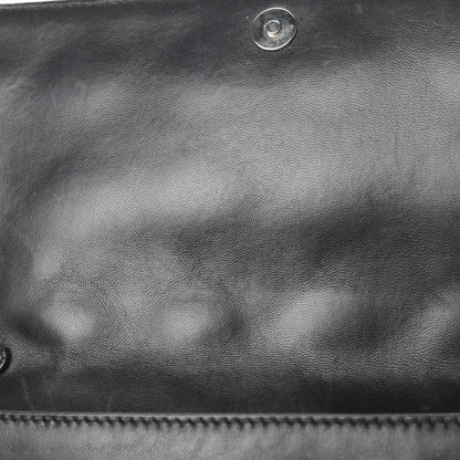 Christian Dior Lambskin Cannage Lady Dior Convertible Clutch Black 12 of 14