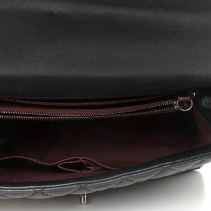 Chanel Caviar Quilted Small Coco Handle Flap Black 5 of 9