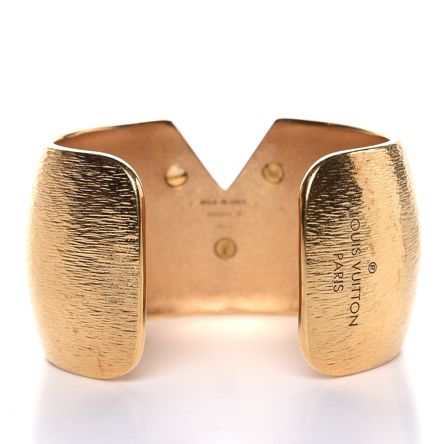 Louis Vuitton Essential V Colorama Cuff M Gold 3 of 7