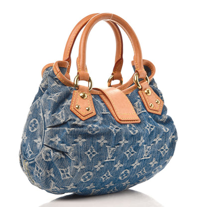 Louis Vuitton Monogram Denim Pleaty Blue 3 of 6