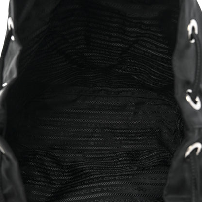 Prada Tessuto Nylon Saffiano Medium Backpack Black 5 of 8
