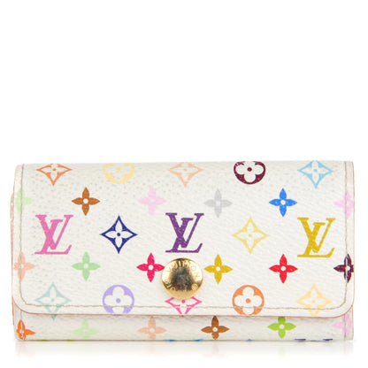Louis Vuitton Monogram Multicolor Multicles 4 Key Holder White 1 of 8