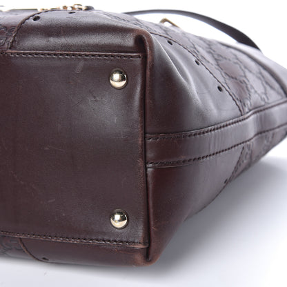Gucci Guccissima Large Punch Tote Chocolate 17 of 17