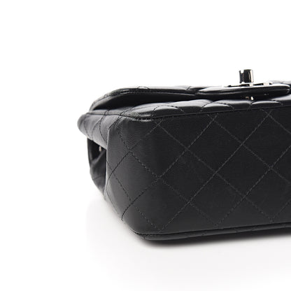 Chanel Lambskin Quilted Mini Square Flap Black 7 of 13