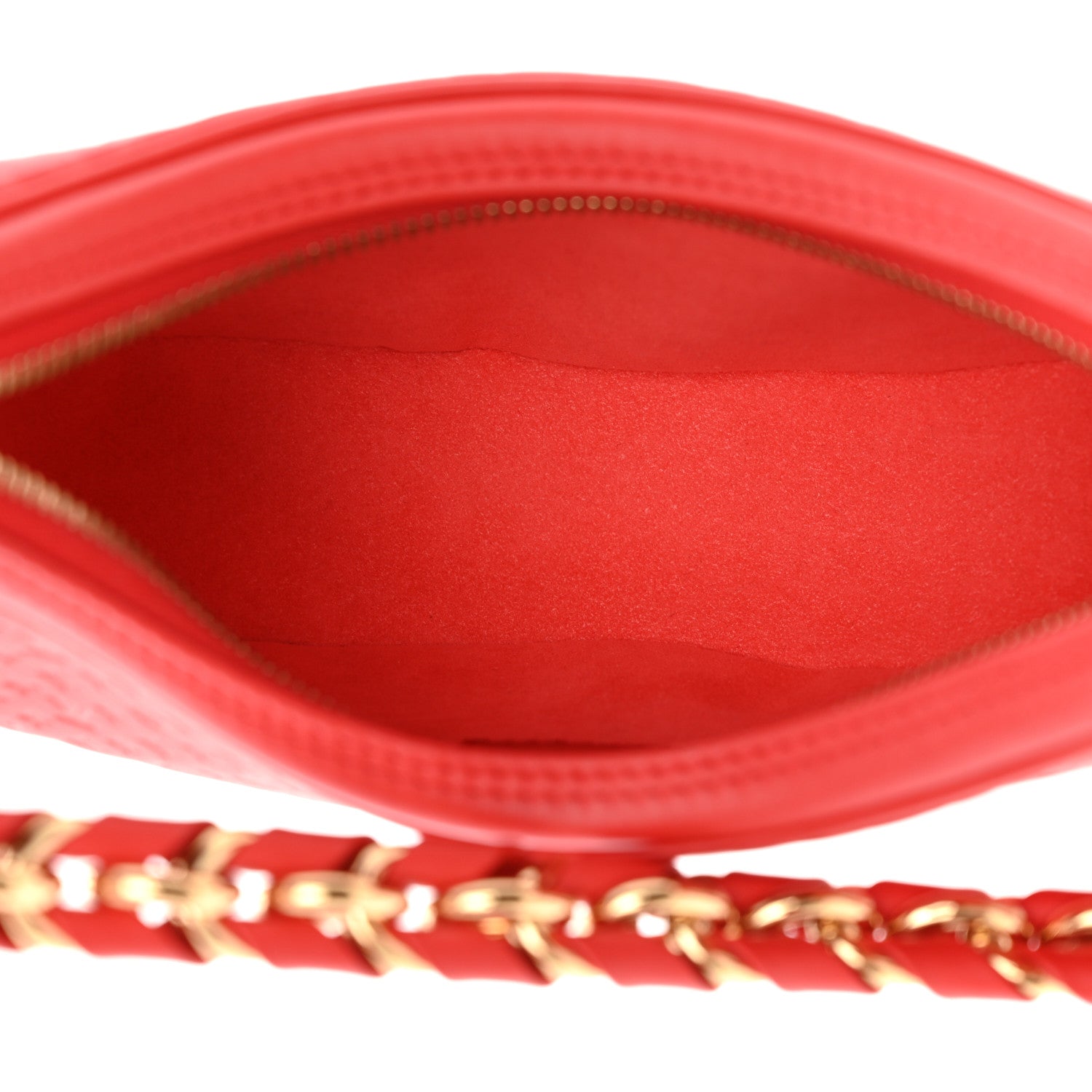 Louis Vuitton Calfskin Nanogram Embossed Loop PM Rouge 5 of 9