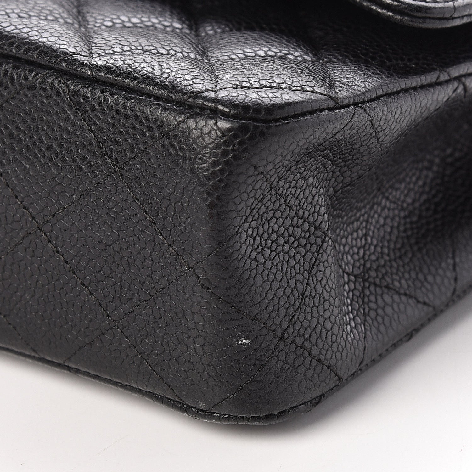 Chanel Caviar Quilted Medium Double Flap Black 10 of 11