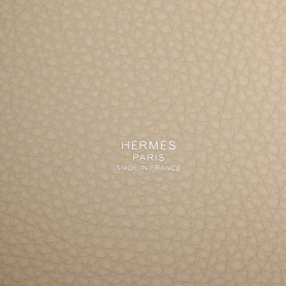 Hermes Taurillon Clemence Picotin Lock 18 PM Beton 6 of 11