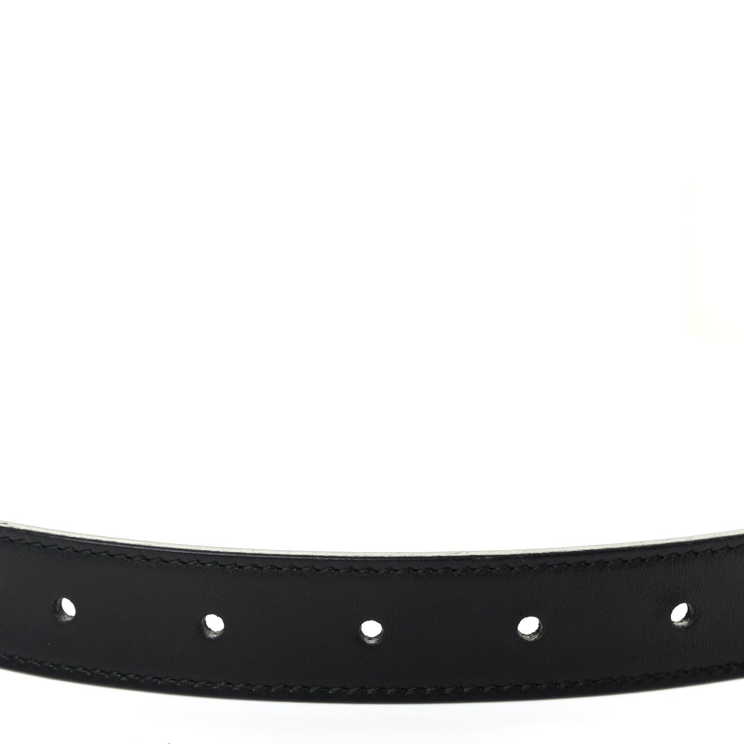 Gucci Moon Calfskin Torchon Double G 25mm Belt 100 40 Black 5 of 5