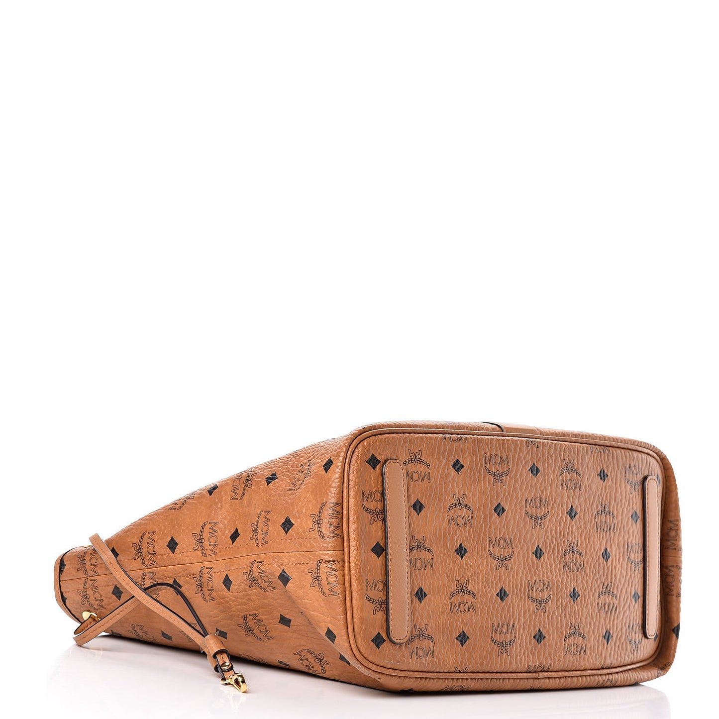 Visetos Medium Liz Reversible Shopper Tote Cognac