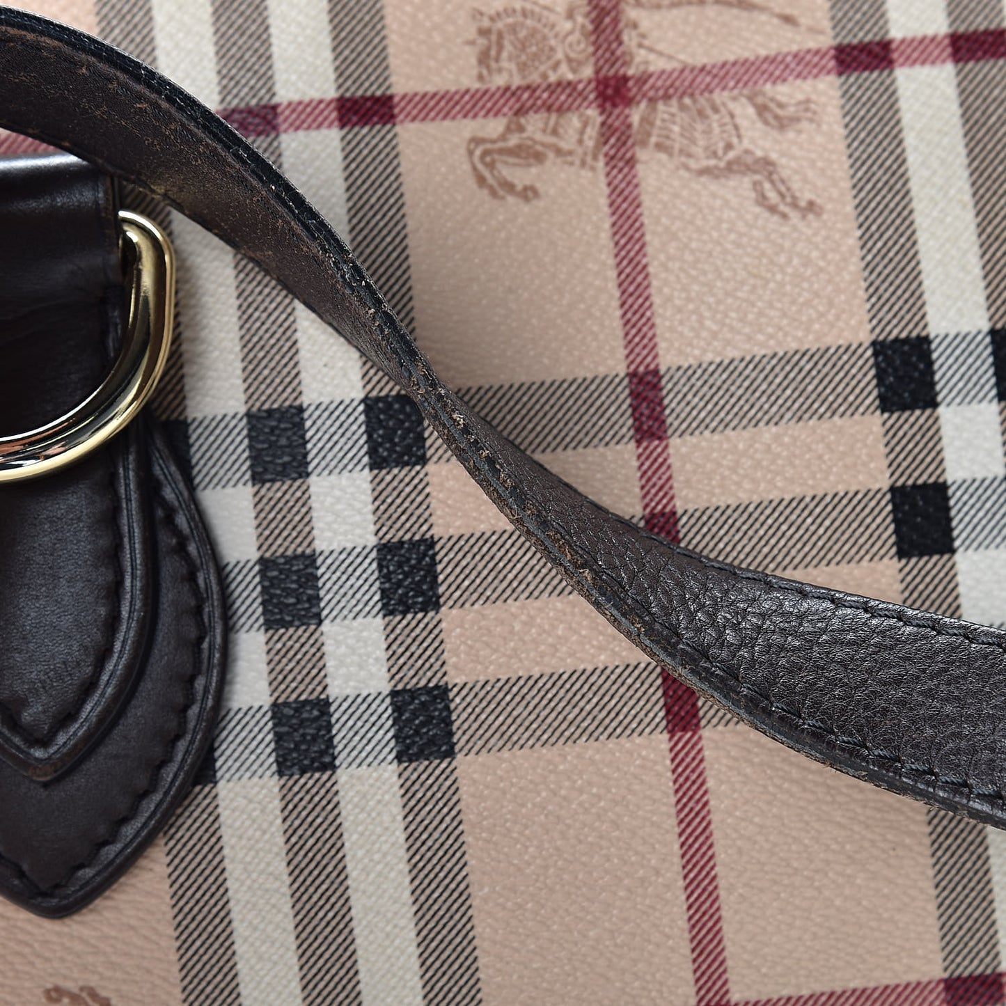Haymarket Check Medium Regent Tote Chocolate