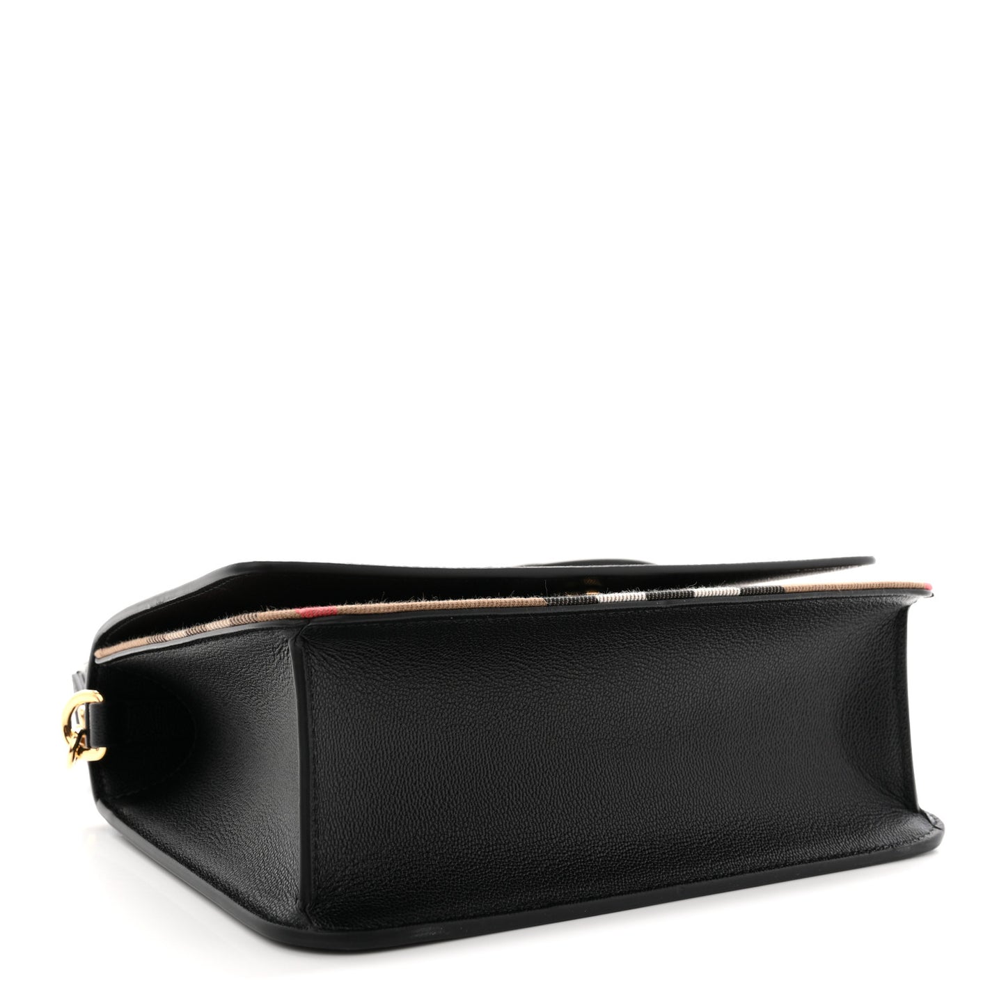 Derby Calfskin House Check Mackford Crossbody Bag Black