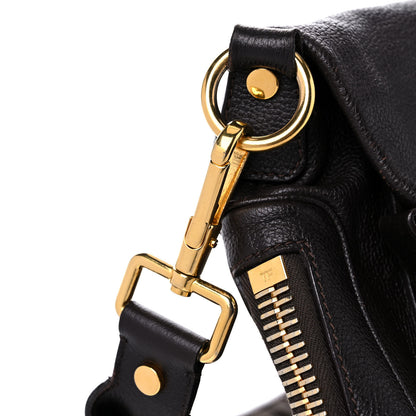 Tom Ford Grained Calfskin Medium Jennifer Dark Brown 15 of 18