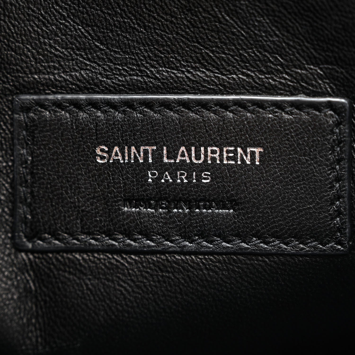 Saint Laurent Grain De Poudre Medium West Hollywood Monogram Fold-Over Earth 6 of 10