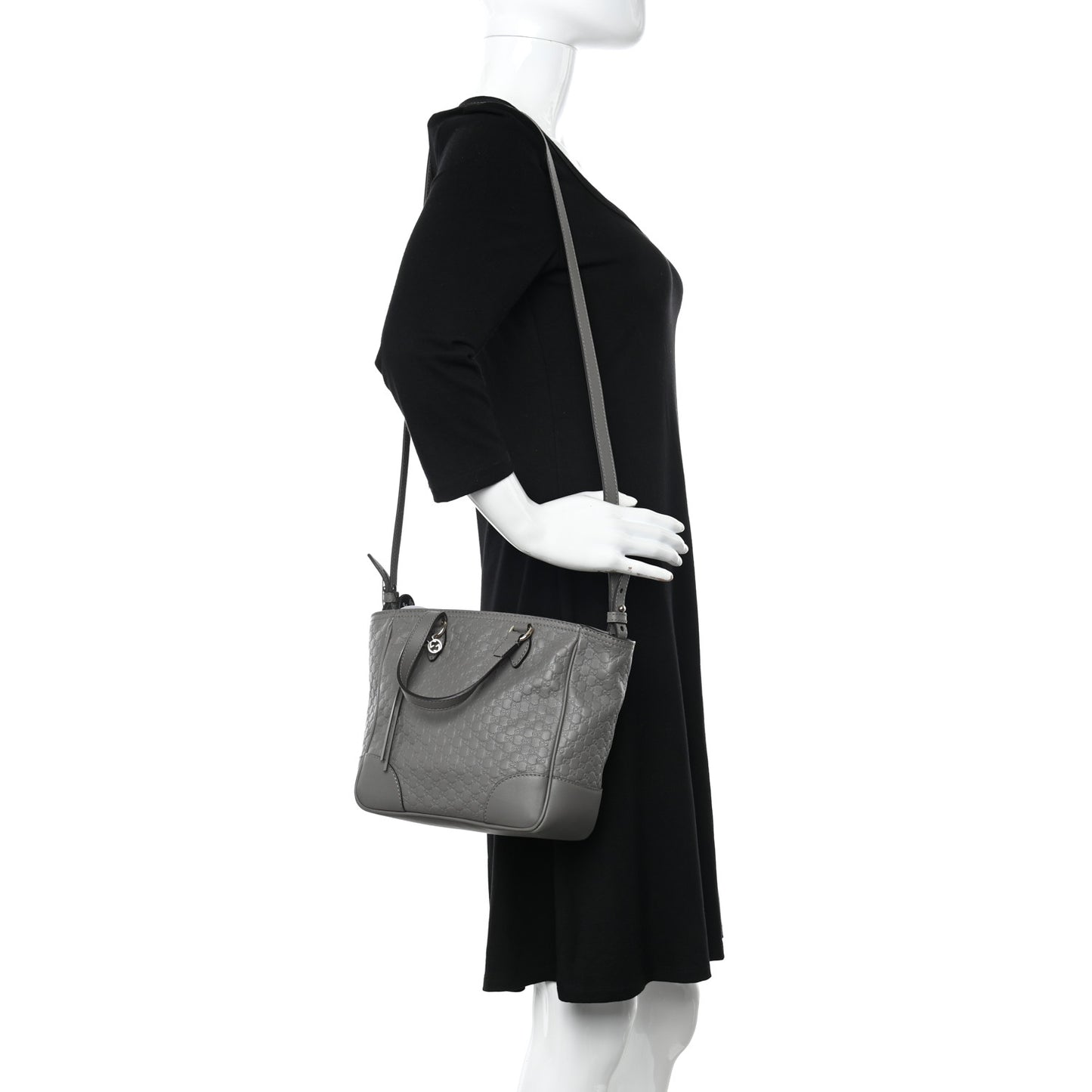 Microguccissima Small Bree Tote Graphite