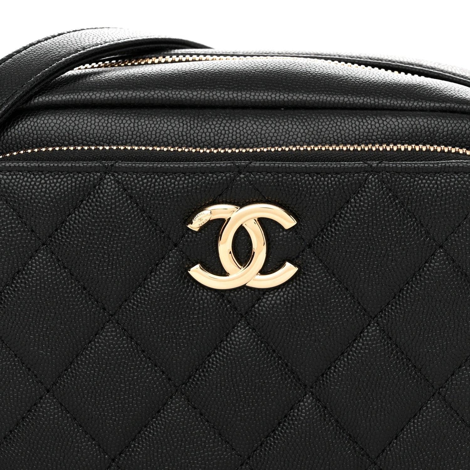 Chanel Caviar Quilted Affinity Camera Case Black 9 of 12
