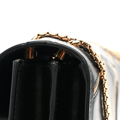 Bulgari Calfskin Glam Rebel Serpenti Forever Shoulder Bag Black 12 of 12
