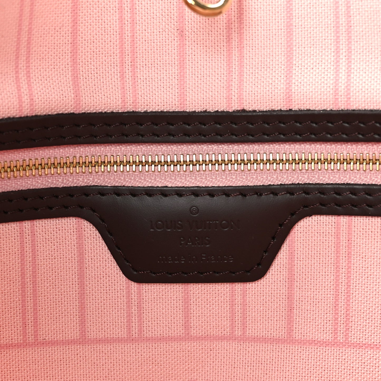 Damier Ebene Neo Neverfull MM Rose Ballerine
