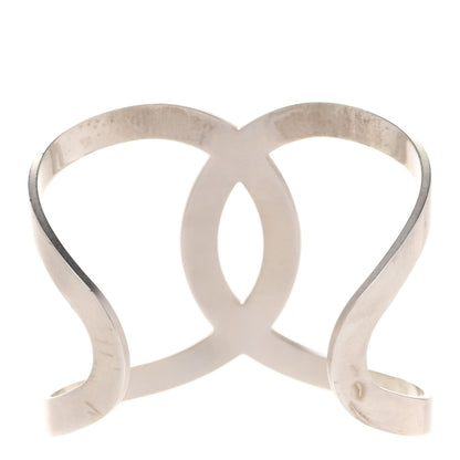 Chanel Metal CC Cuff Silver 3 of 5