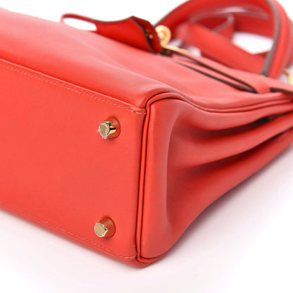 Hermes Swift Kelly Retourne 25 Capucine 7 of 10