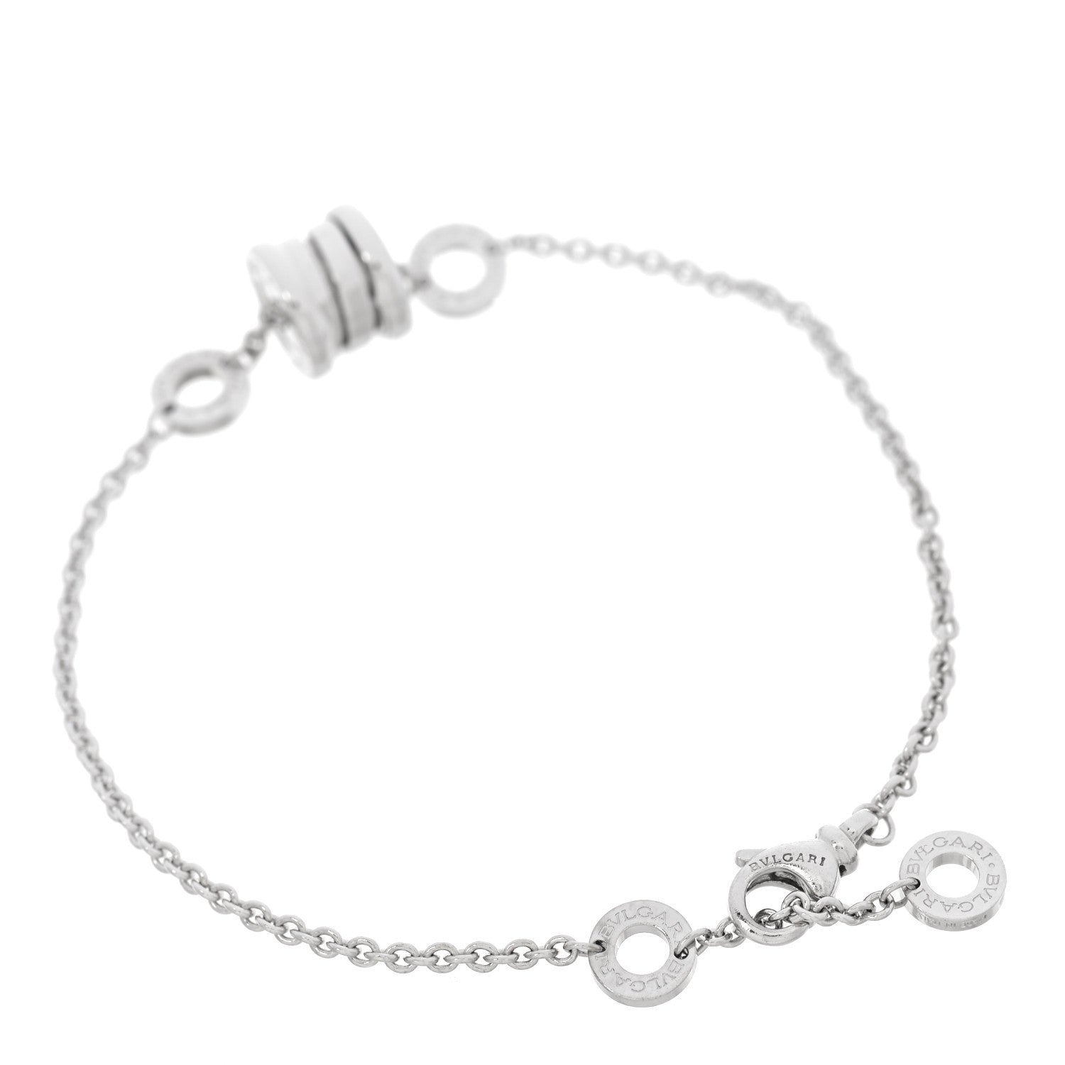 Bulgari 18K White Gold B.Zero1 Bracelet 2 of 7