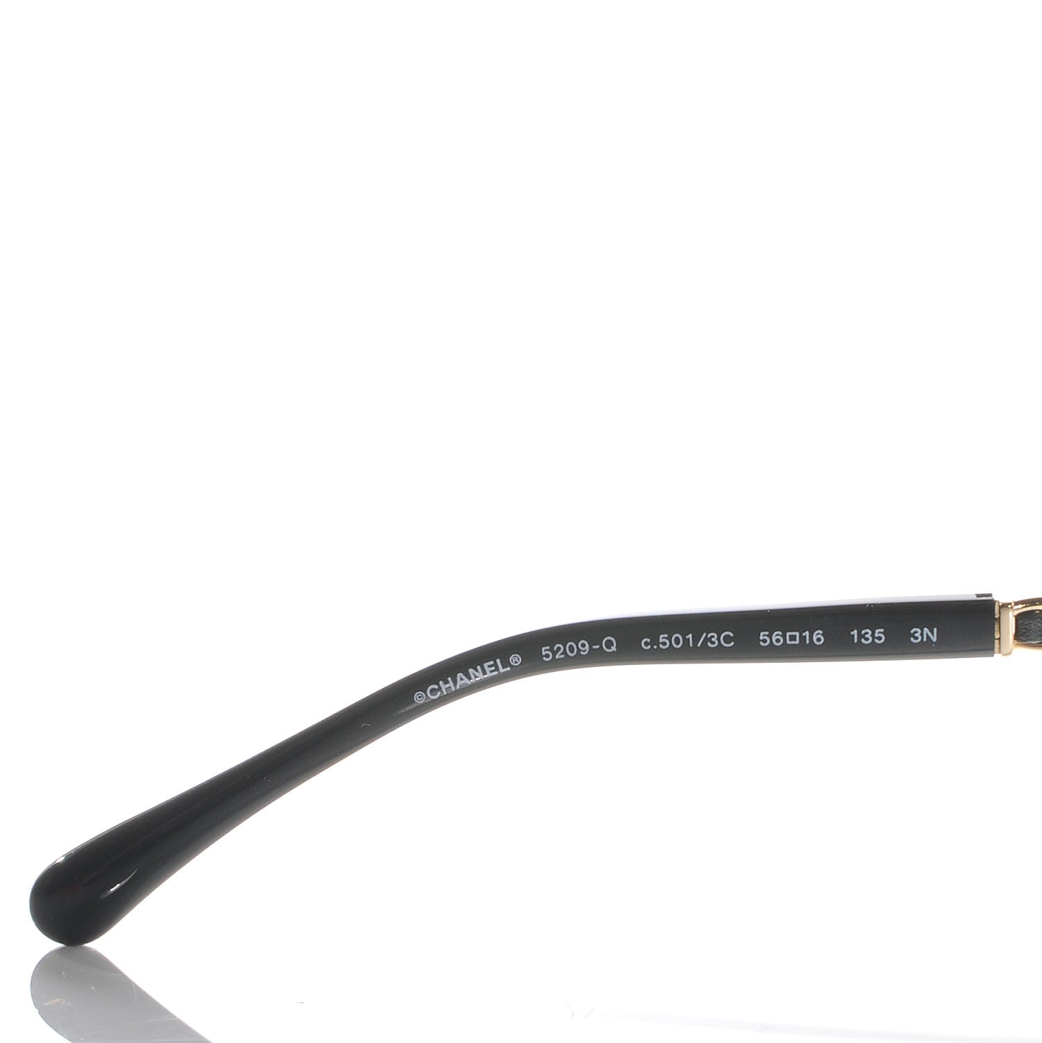 Chanel Chain Sunglasses 5209 Q Black 4 of 5