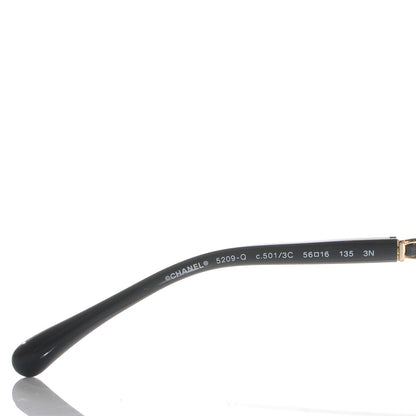 Chanel Chain Sunglasses 5209 Q Black 4 of 5