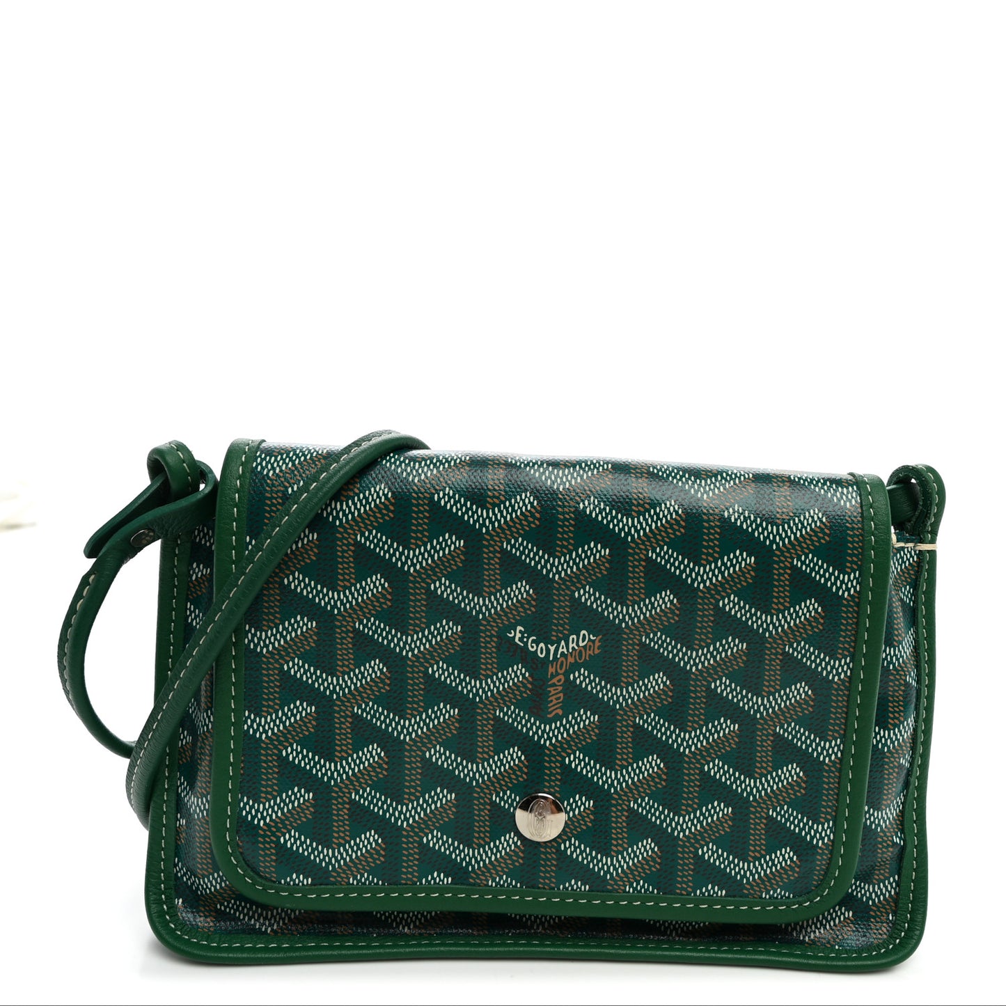 Goyardine Plumet Wallet Clutch Green