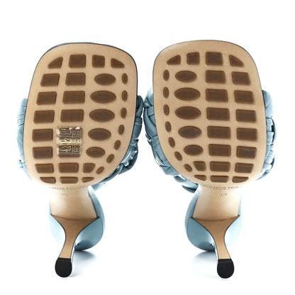 Bottega Veneta Shiny Nappa Intrecciato The Board Sandals 38 Linoleum 5 of 7