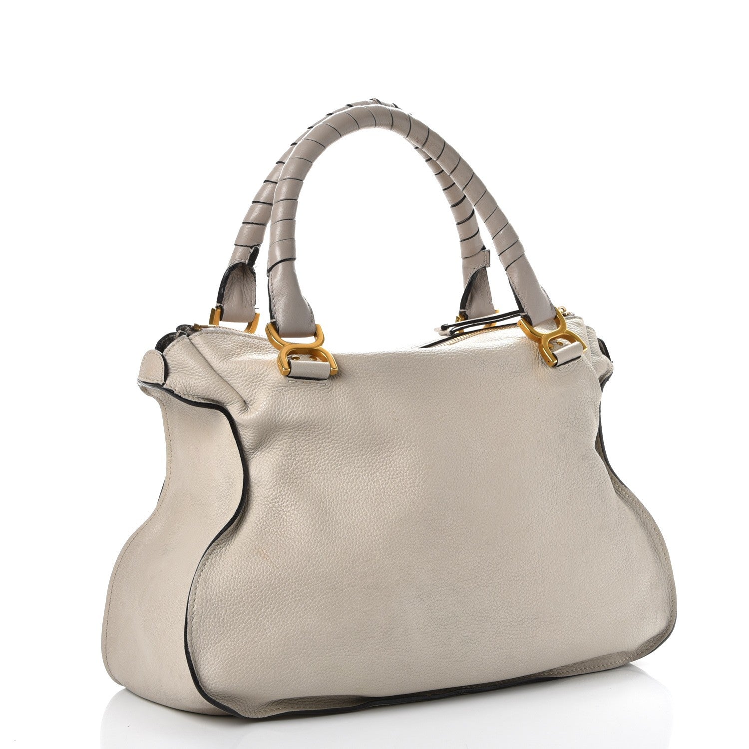 Chloe Calfskin Large Marcie Satchel Dove 3 of 16