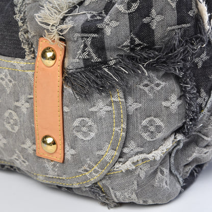 Louis Vuitton Denim Patchwork Bowly Black 9 of 9