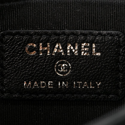 Chanel Lambskin Quilted Mini Trendy CC Wallet On Chain WOC Black 9 of 14