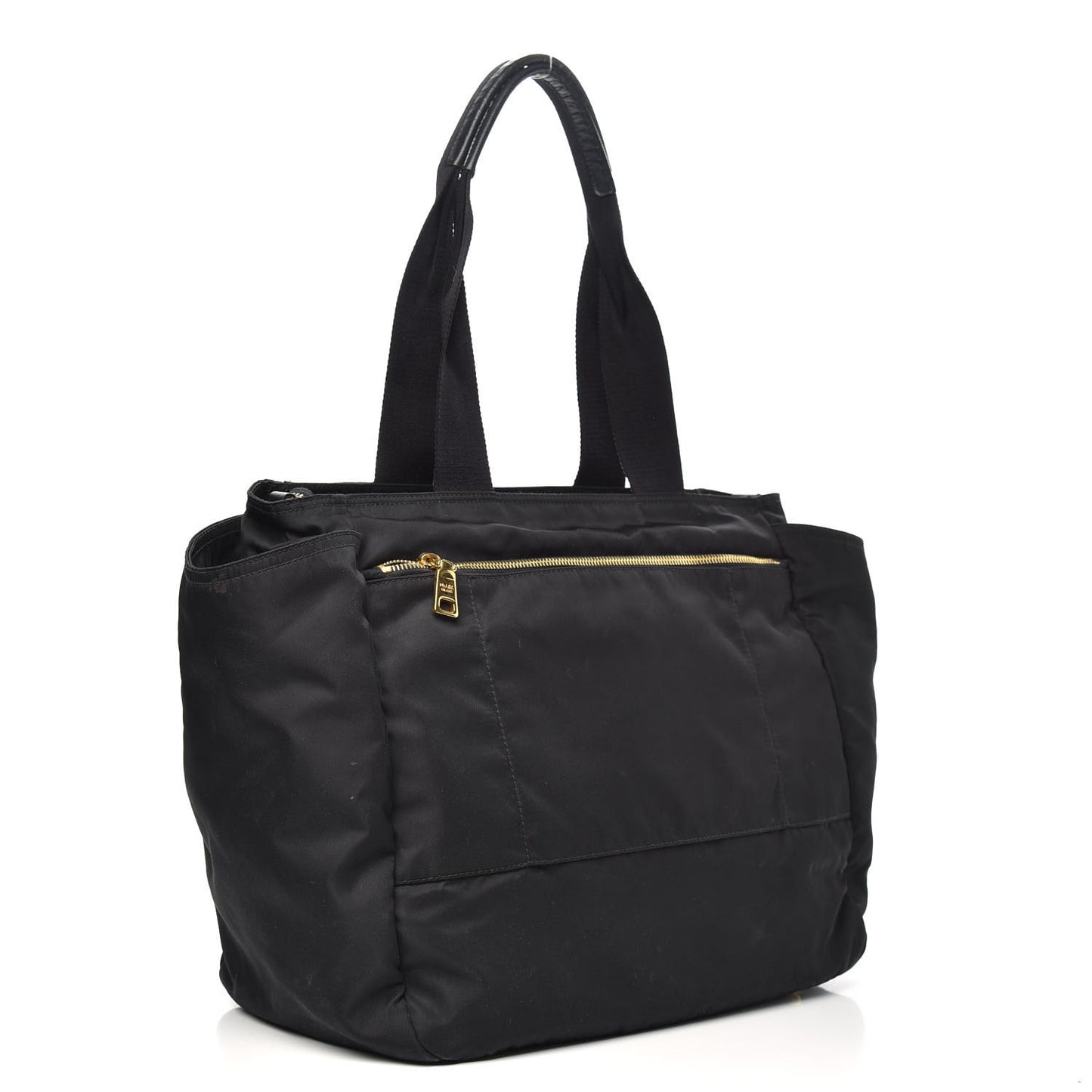 Tessuto Nylon Diaper Bag Black