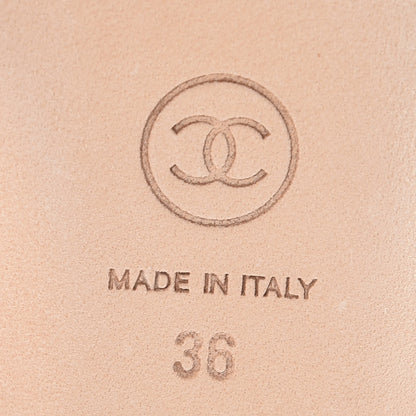 Chanel Lambskin Suede Quilted Mules 36 Black 7 of 9