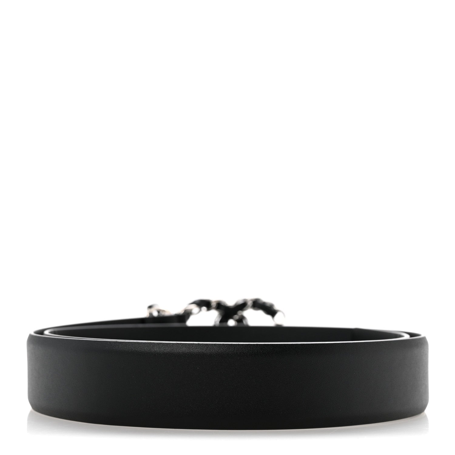 Chanel Calfskin CC Chain Belt 80 32 Black 1918256 – FASHIONPHILE