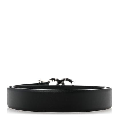 Chanel Calfskin CC Chain Belt 80 32 Black 2 of 8