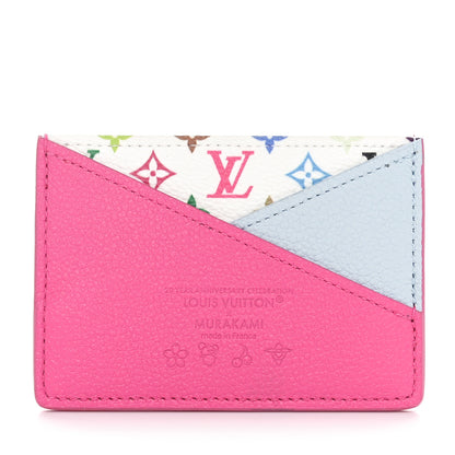 Louis Vuitton LV X TM Monogram Multicolor Criss-Cross Card Holder Kawaii Pink 1 of 7
