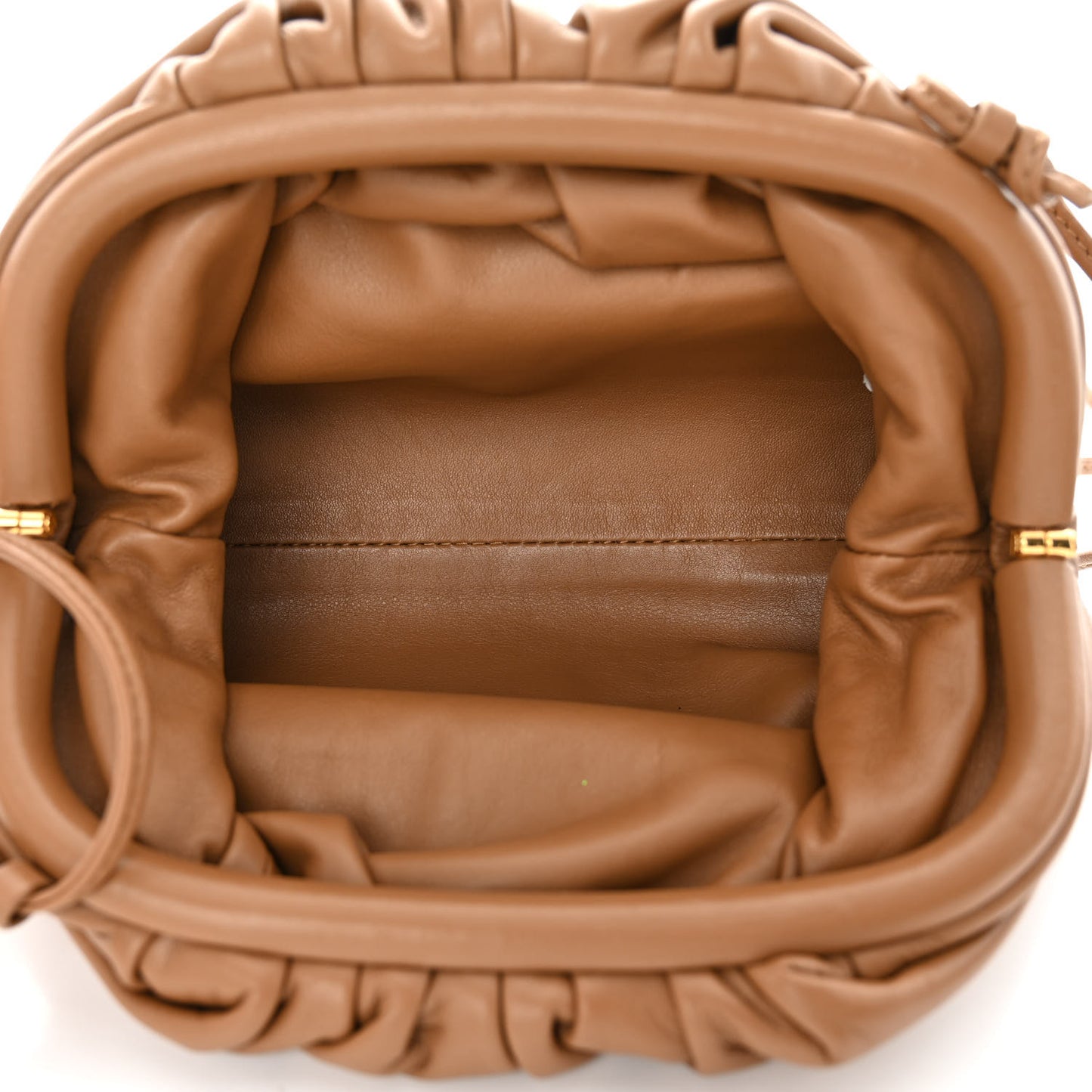 Butter Calfskin The Mini Pouch Cammello