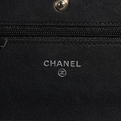 Chanel Caviar Timeless CC Wallet on Chain WOC Black 6 of 8