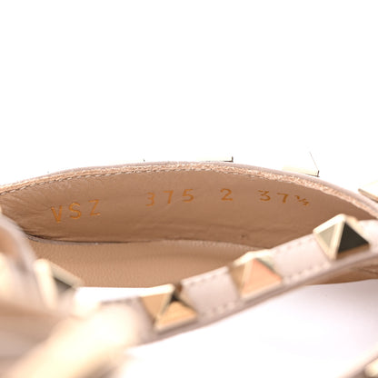 Valentino Garavani Patent Rockstud Ankle Strap 65mm Pumps 37.5 Poudre 7 of 8