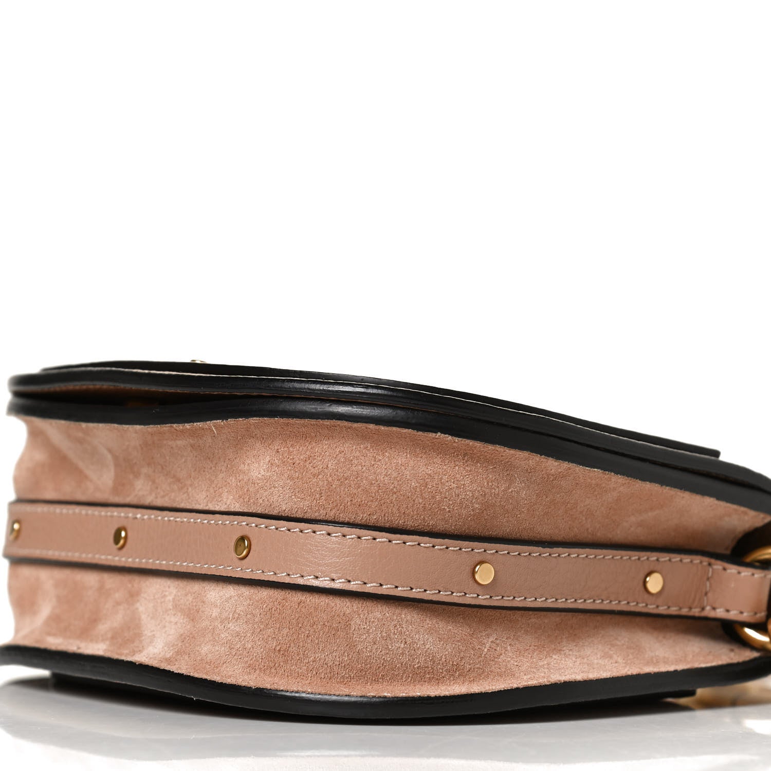 Chloe Calfskin Suede Small Nile Bracelet Bag Biscotti Beige 10 of 14