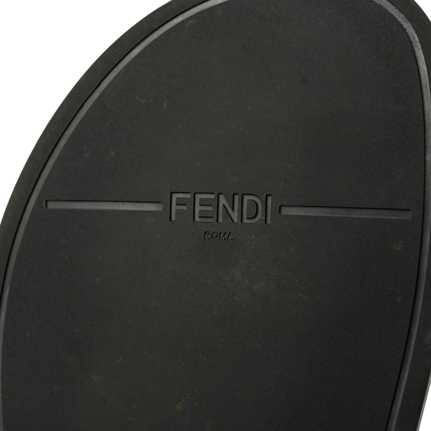 Fendi Fabric Jacquard Nappa FF Womens Fendi Feel Buckled Slide Sandals 35.5 Tobacco Black Miele Scuro 8 of 10