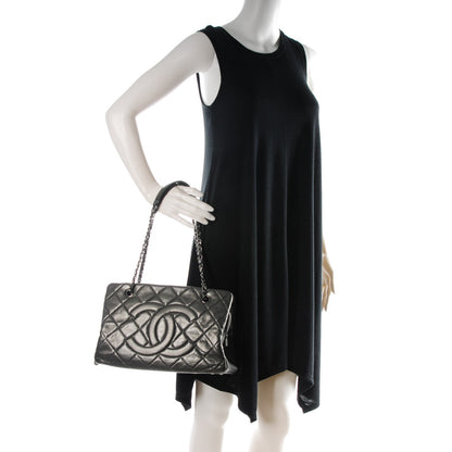 Chanel Caviar Quilted Timeless CC Tote Dark Silver 2 of 7