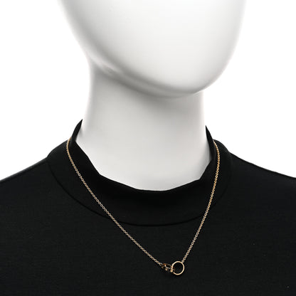 Cartier 18K Yellow Gold Interlocking LOVE Necklace 2 of 5