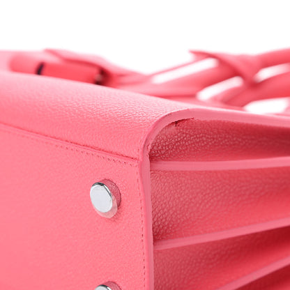 Saint Laurent Grained Calfskin Nano Sac De Jour Coral 11 of 12
