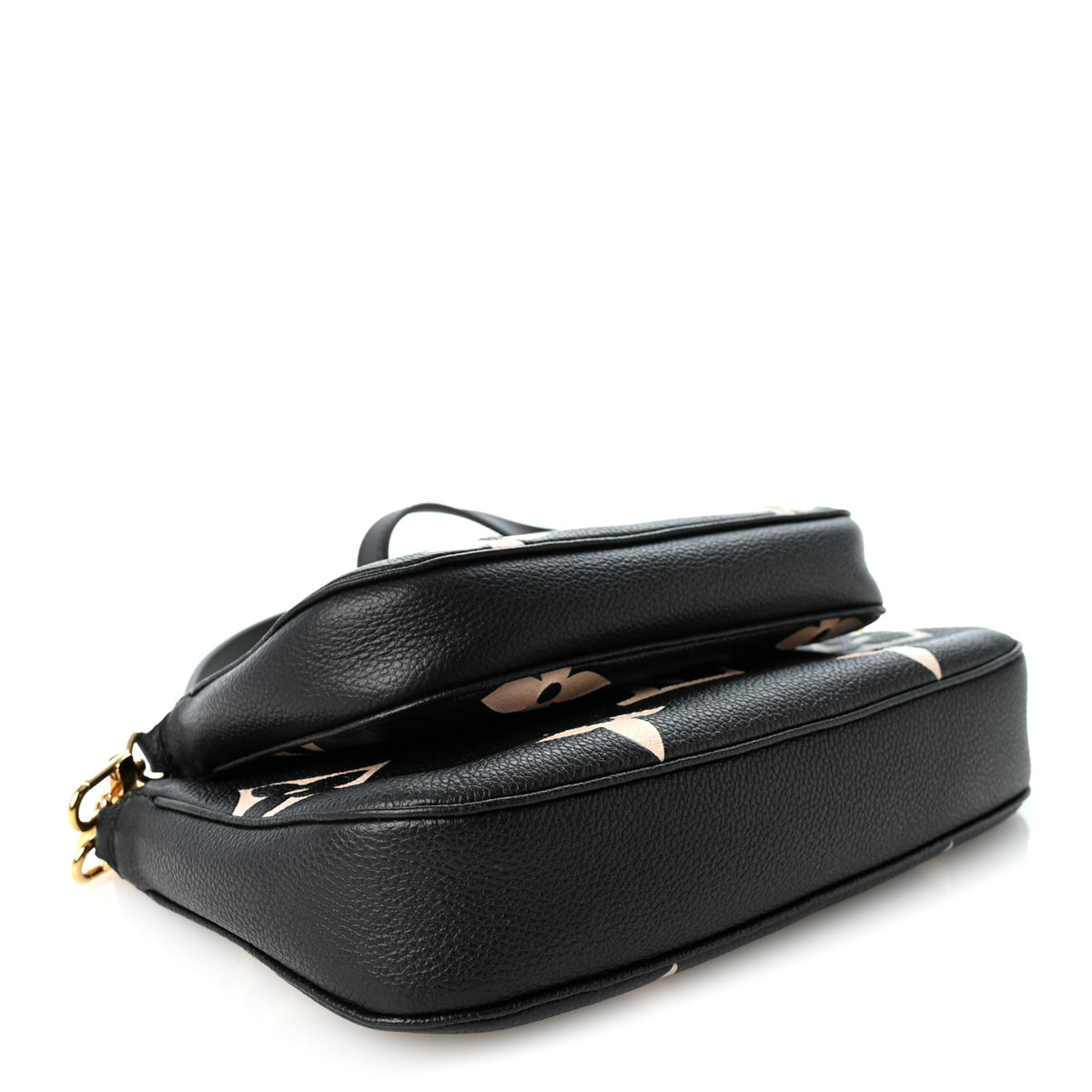 Louis Vuitton Empreinte Monogram Giant Multi Pochette Accessories Black Beige 4 of 10