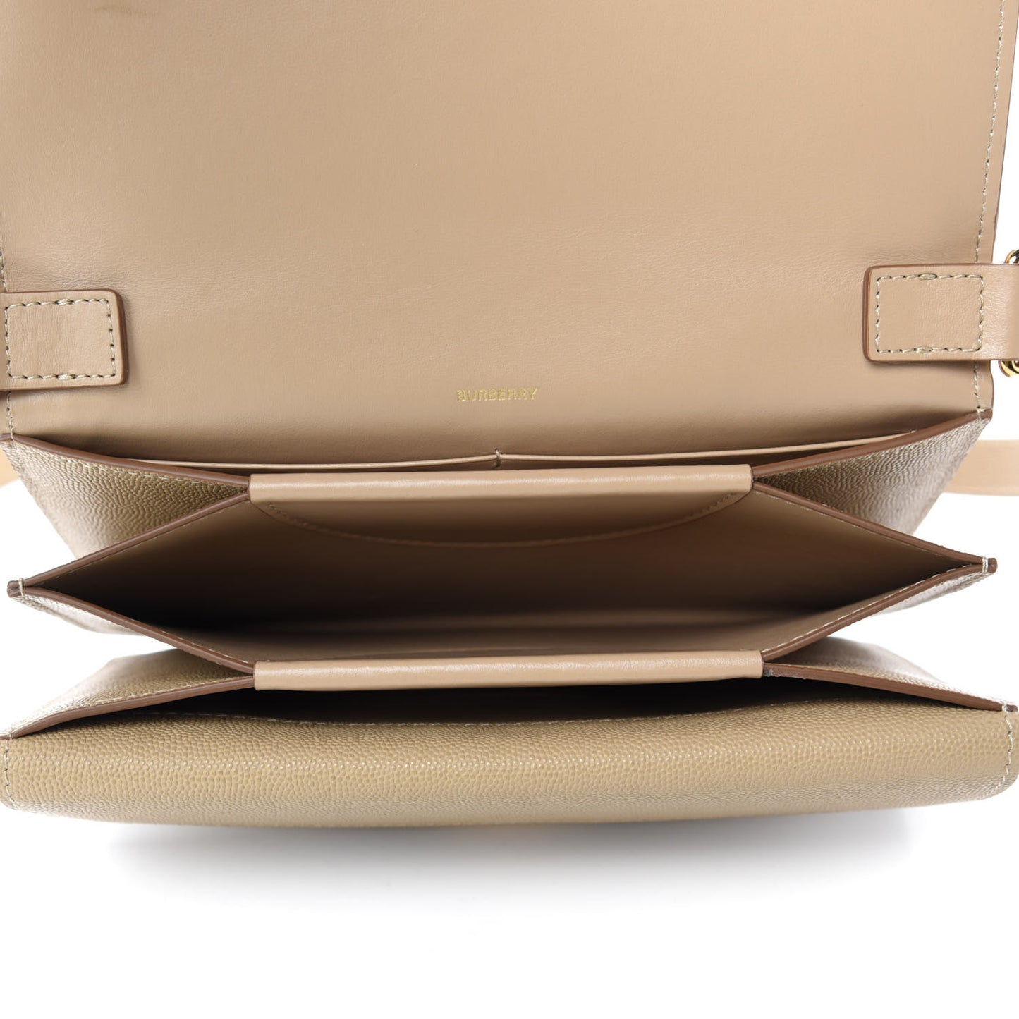 Grained Calfskin Albion TB Bag Archive Beige