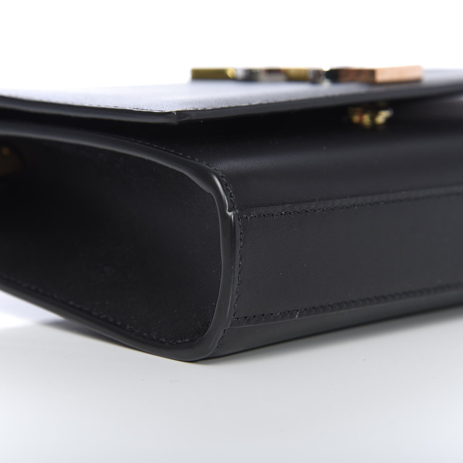 Saint Laurent Calfskin Small Monogram Kate Satchel Black 9 of 10
